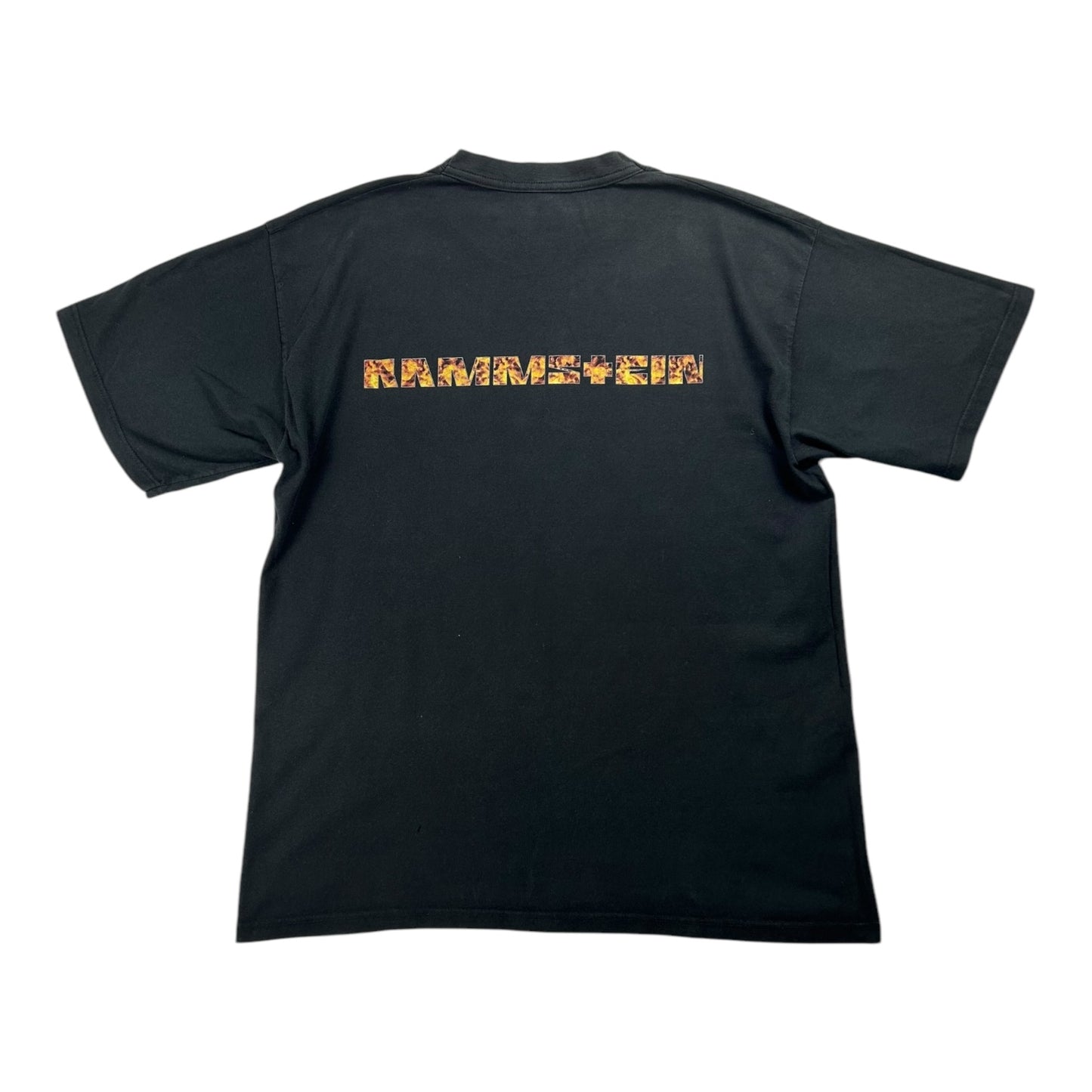 1998 RAMMSTEIN BURNING MAN T-SHIRT - XL