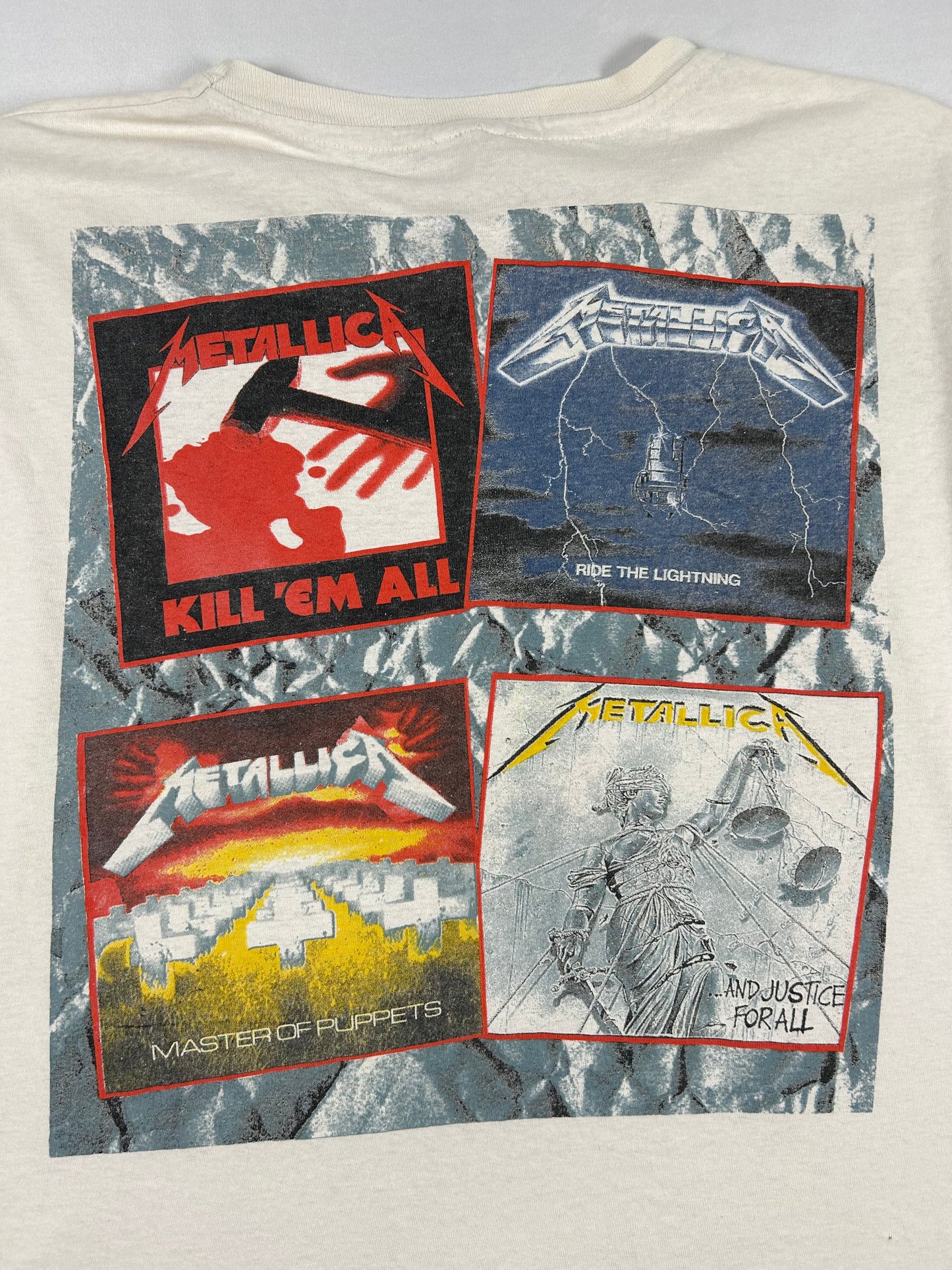 Vintage Metallica AND JUSTICE FOR ALL T-Shirt 1988