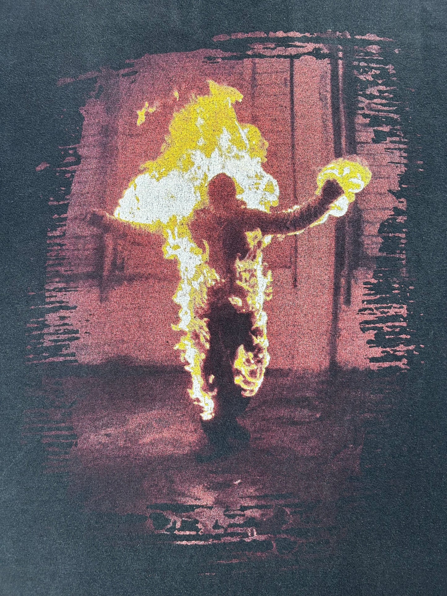 1998 RAMMSTEIN BURNING MAN T-SHIRT - XL