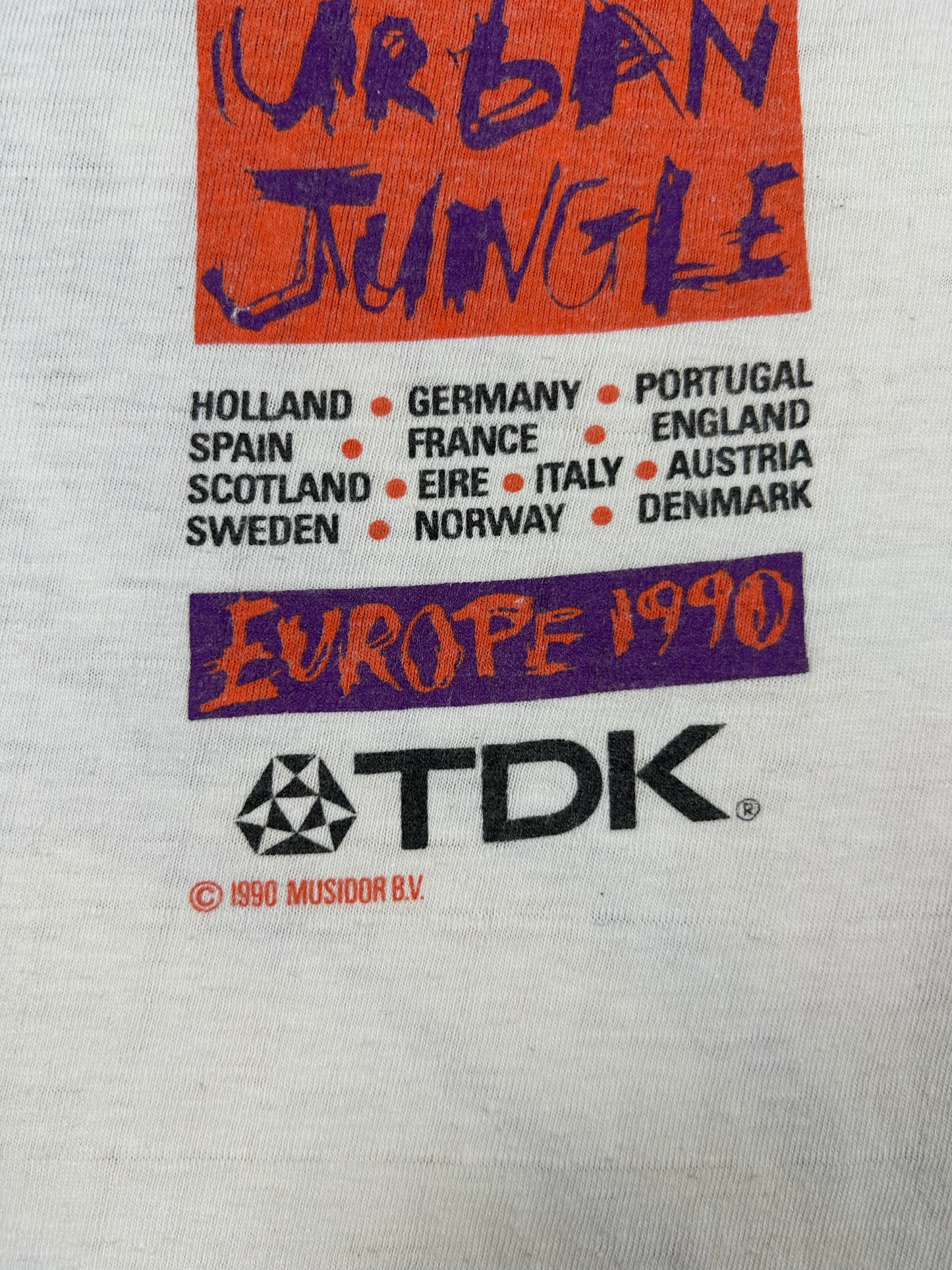 Vintage 1990 Rolling Stones Urban Jungle Shirt