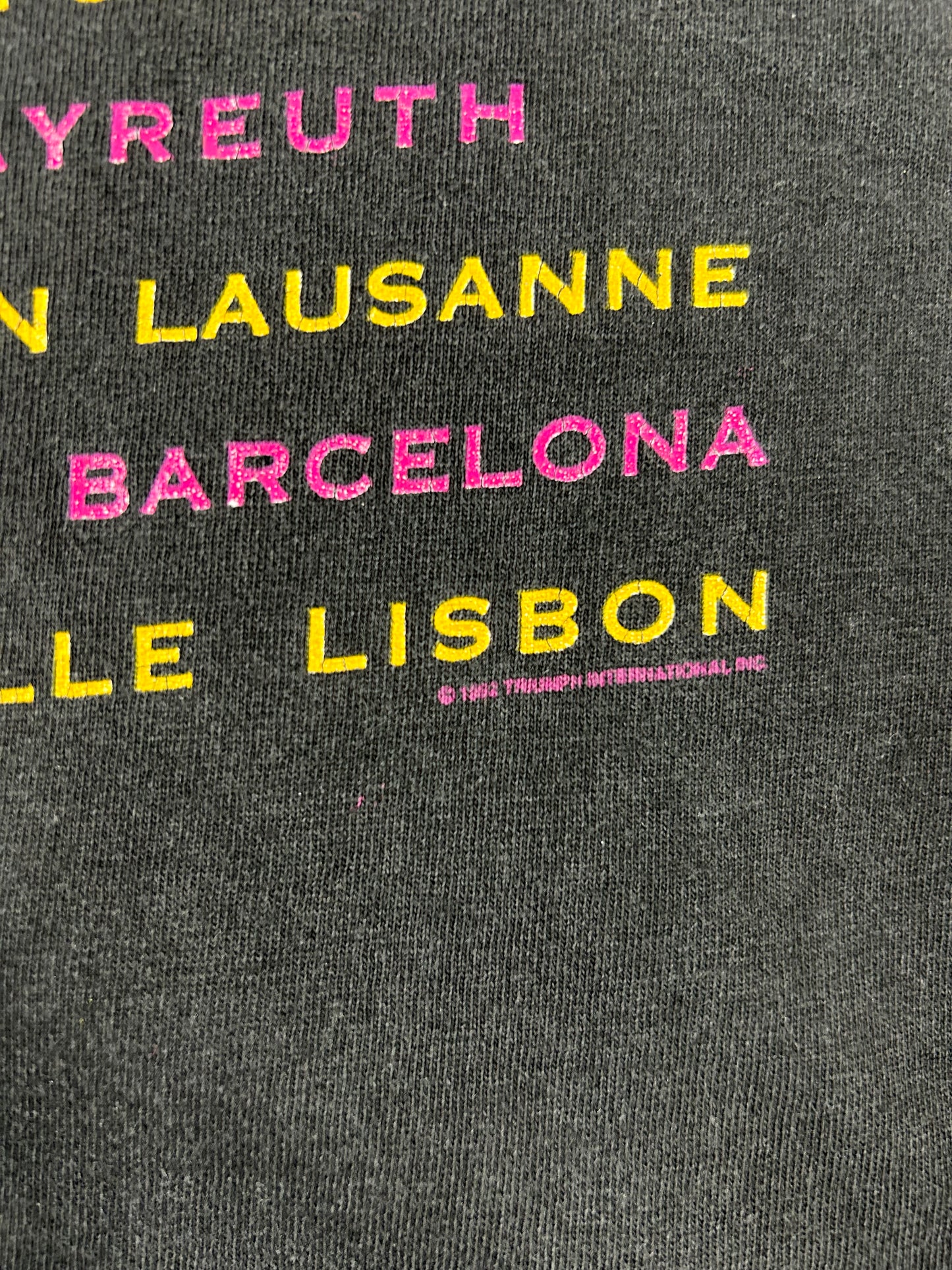 Vintage 1992 Michael Jackson Dangerous World Tour Shirt