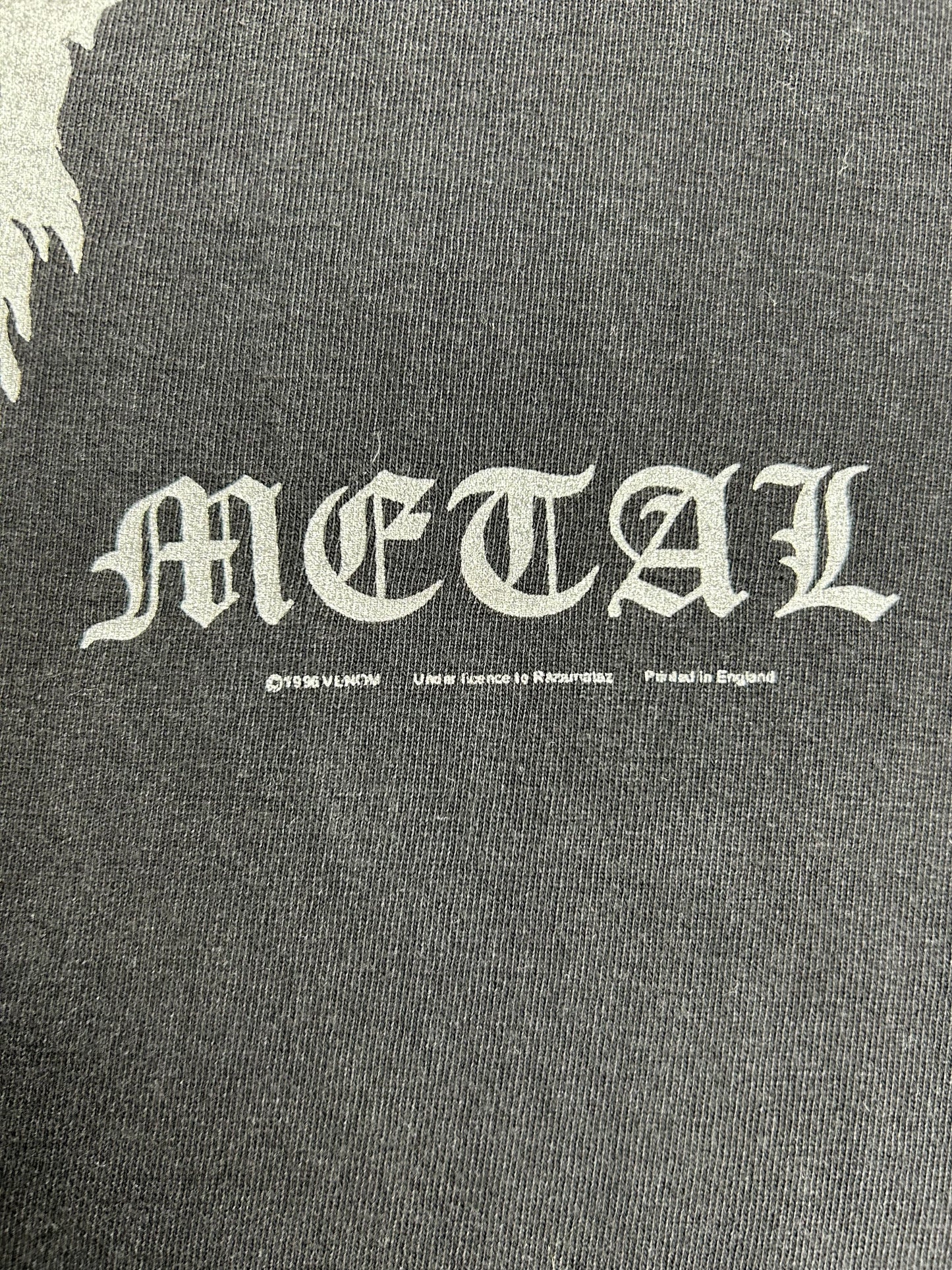 1996 VENOM BLACK METAL T-SHIRT - XL