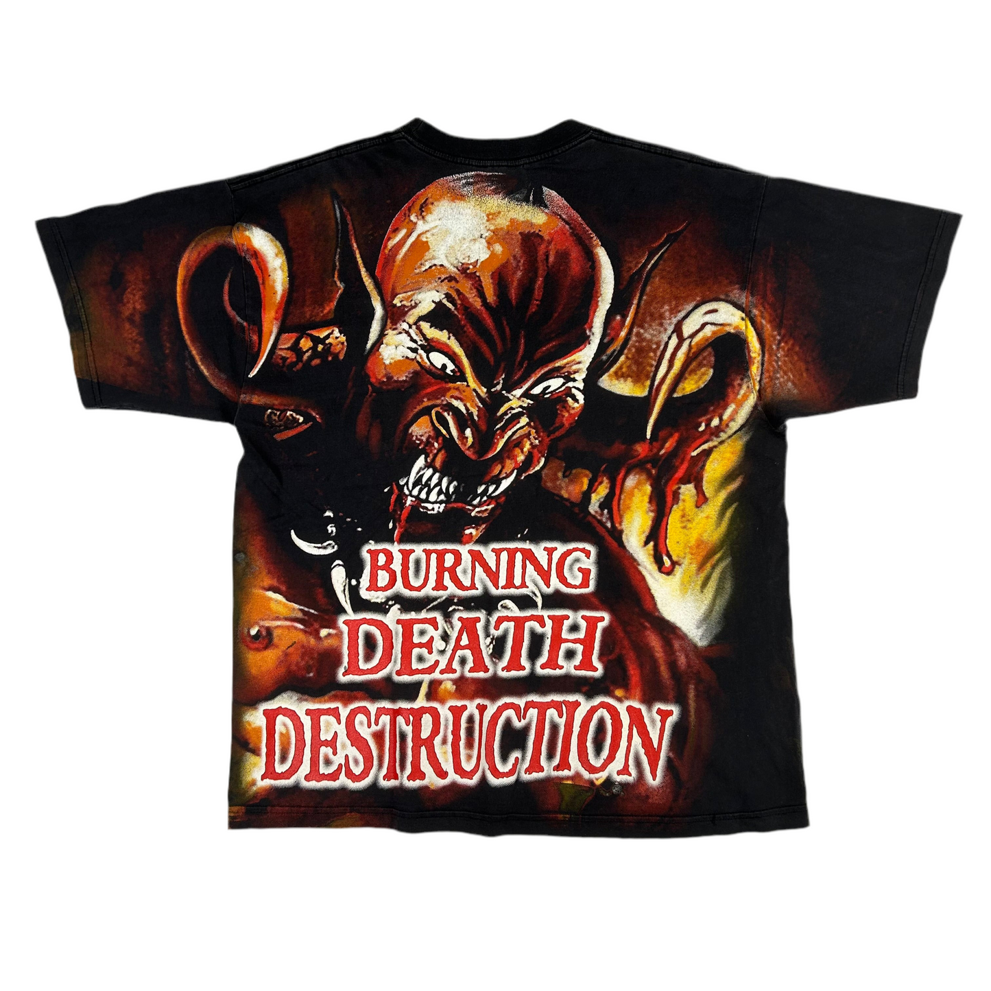 Vintage 1999 Manowar Hell on Stage aop Shirt