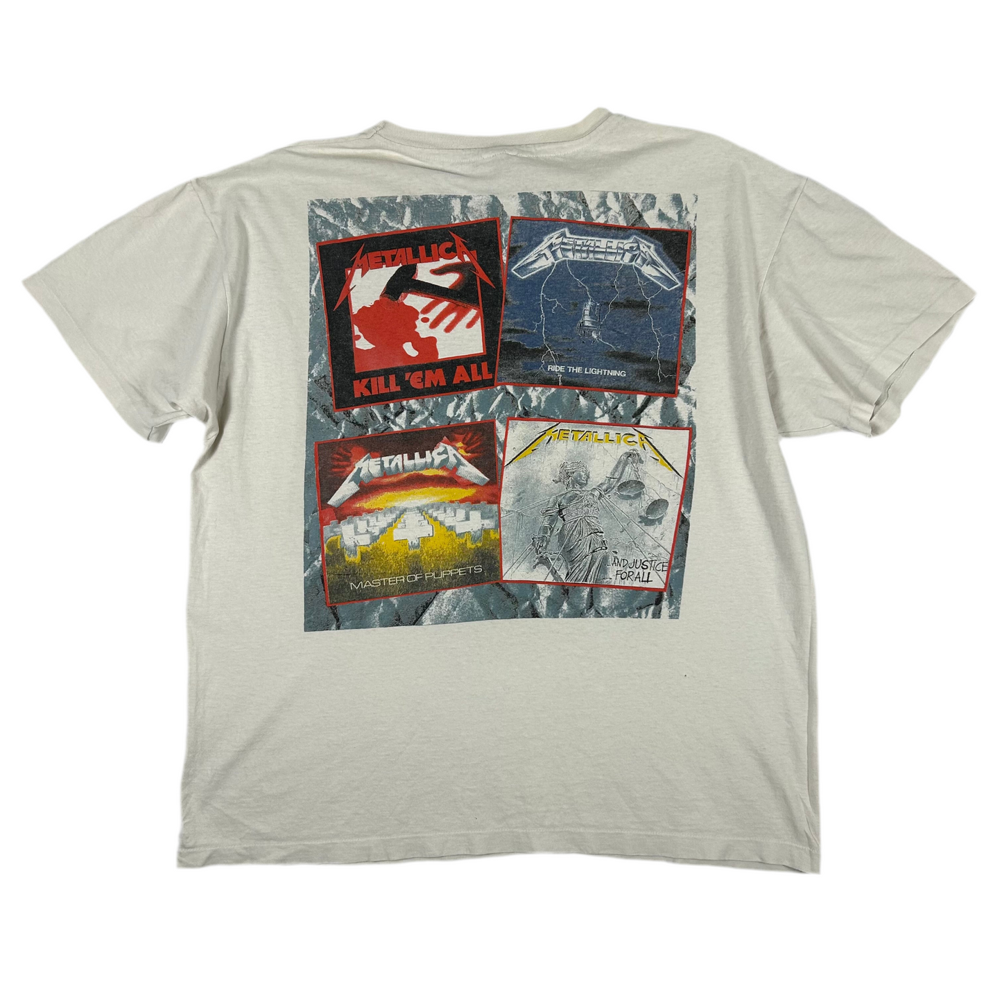 Vintage Metallica AND JUSTICE FOR ALL T-Shirt 1988