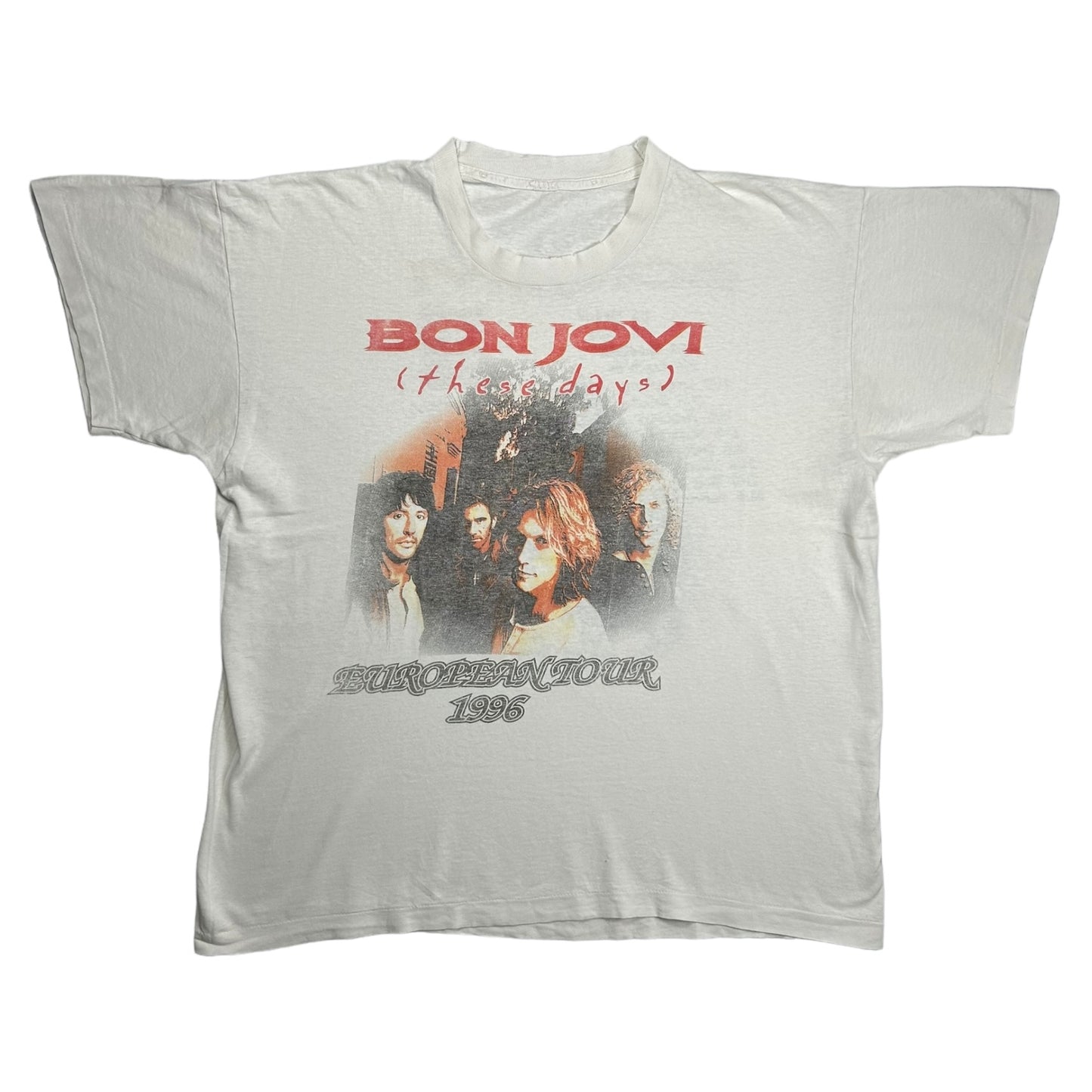 BON JOVI 1996 THESE DAYS EUROPEAN TOUR SHIRT - M