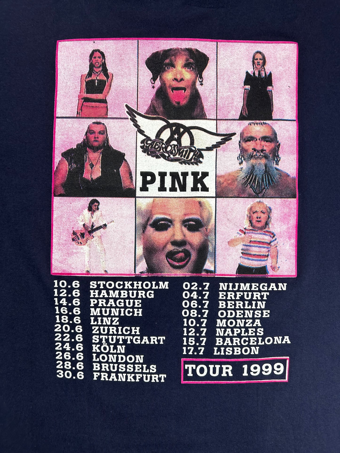 AEROSMITH 1999 PINK TOUR T-SHIRT