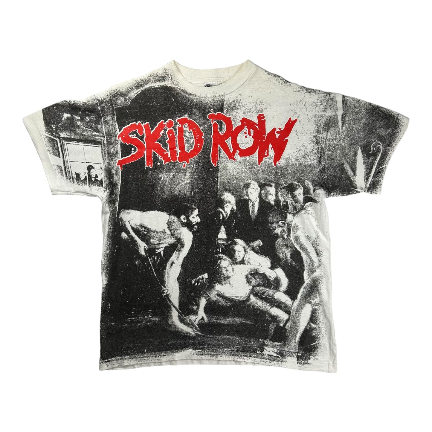 SKID ROW 1991 SLAVE TO THE GRIND AOP TEE - XL