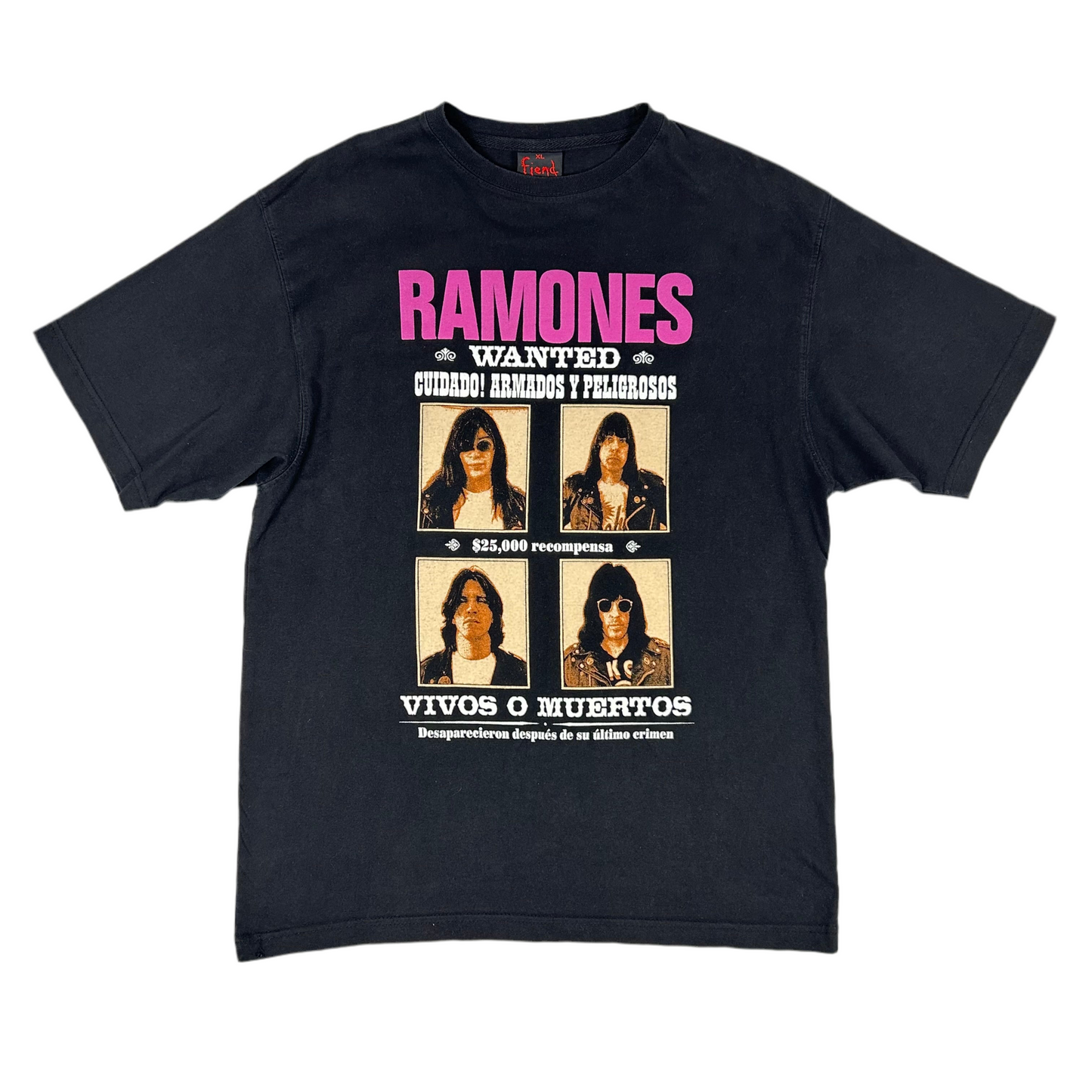 Vintage 1996 Ramones Adios Amigos Tour Shirt