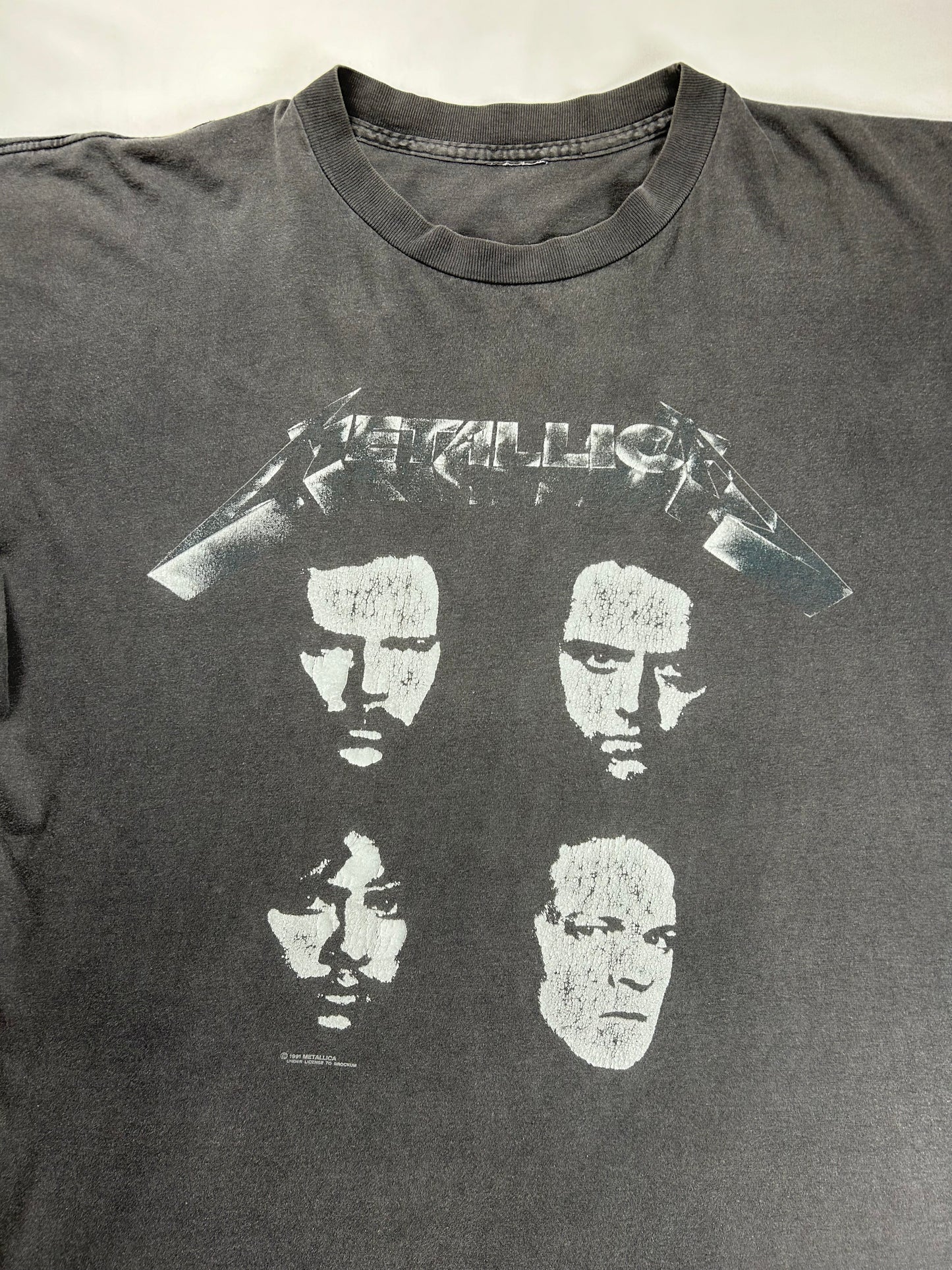 METALLICA 1991 BLACK ALBUM T-SHIRT