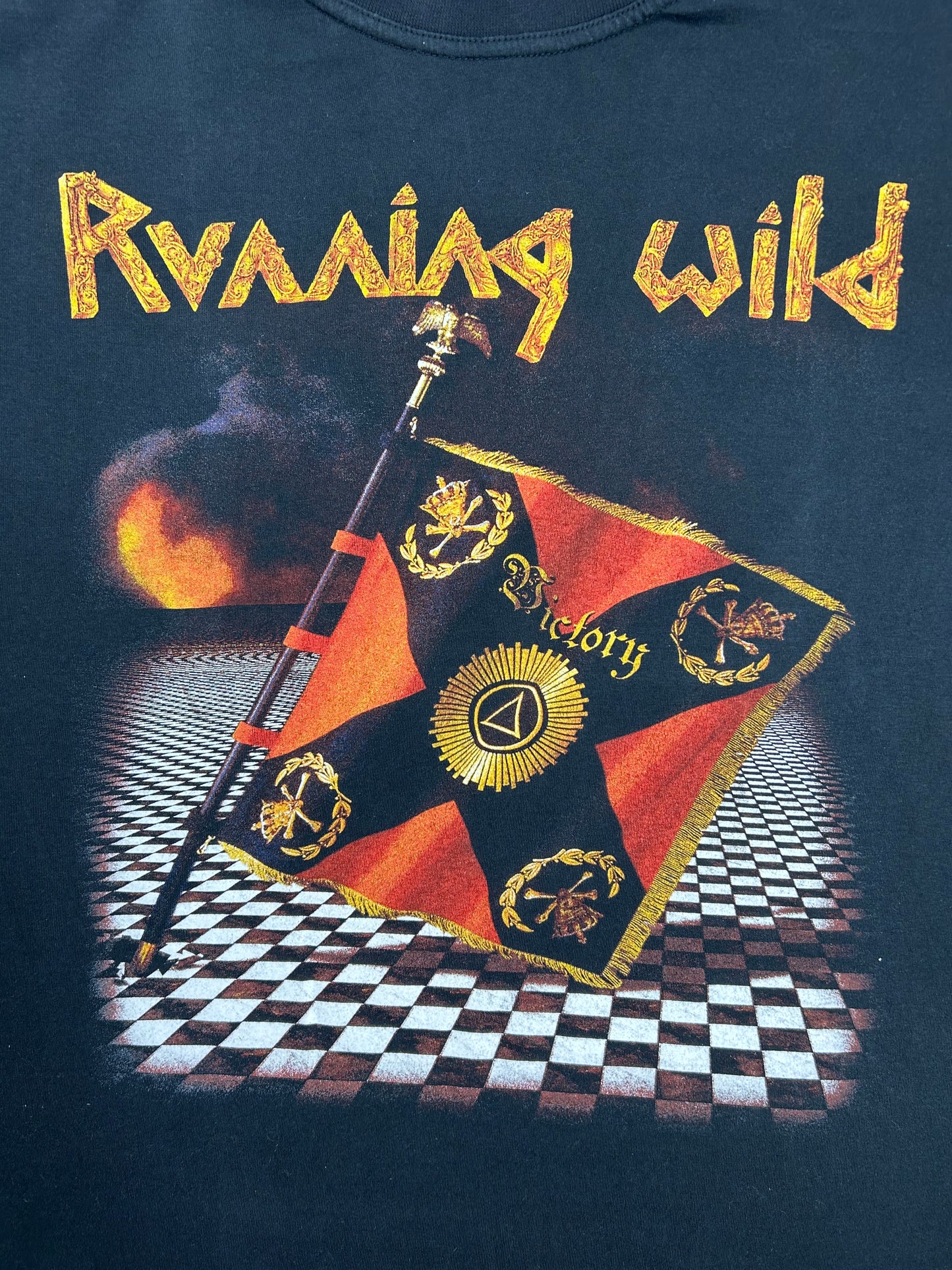 RUNNING WILD VICTORY TOUR 2000 T-SHIRT