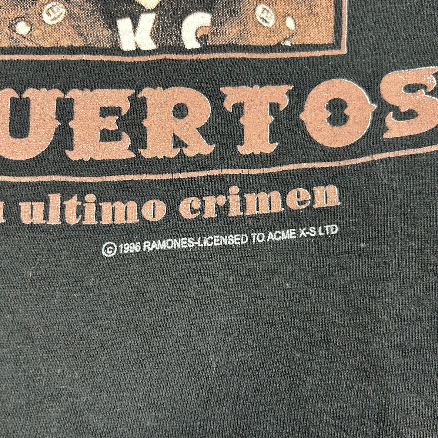 Vintage 1996 Ramones Adios Amigos Tour Shirt