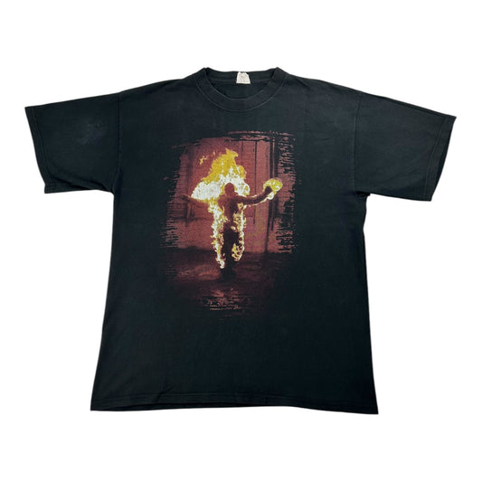 1998 RAMMSTEIN BURNING MAN T-SHIRT - XL