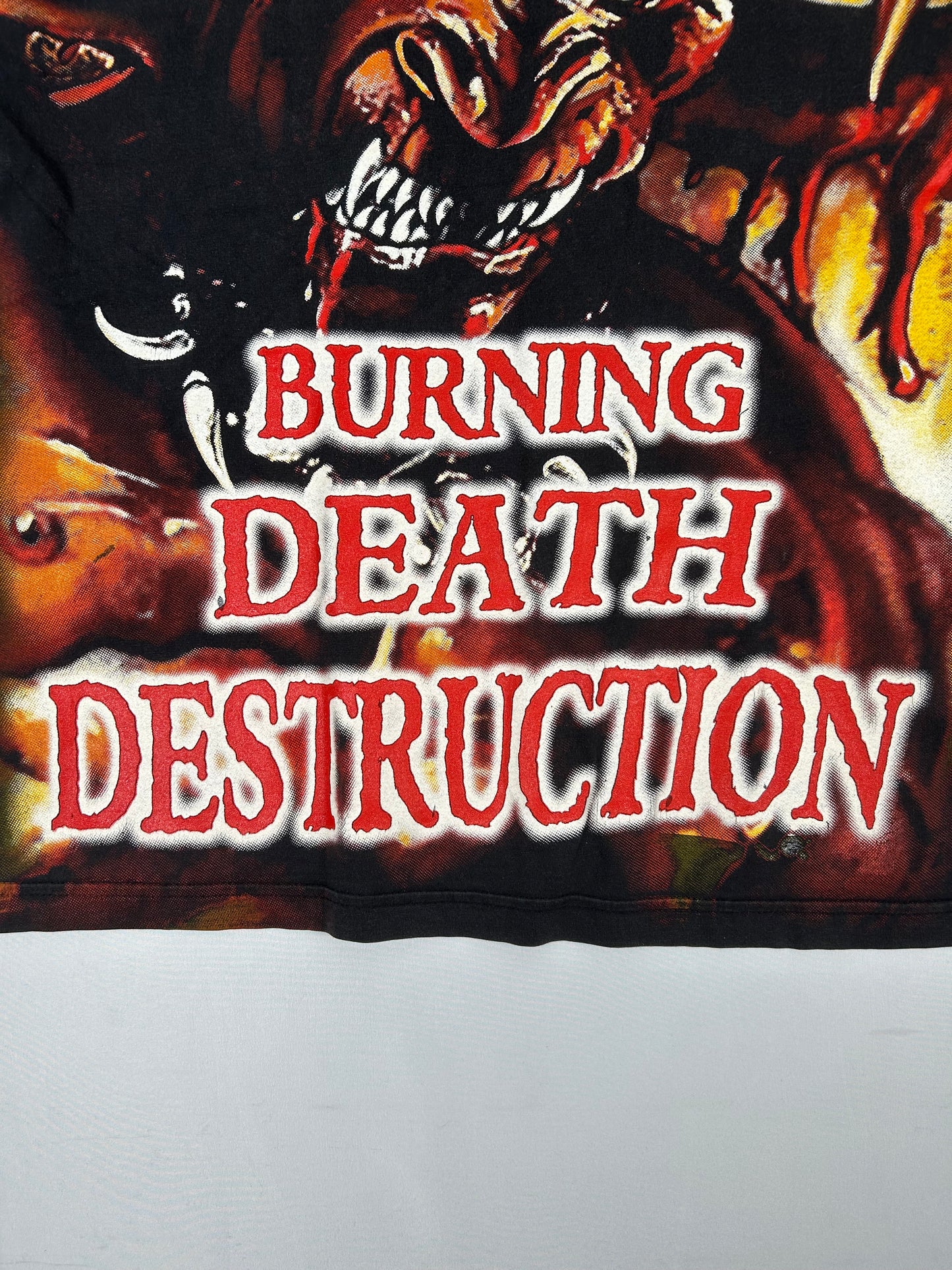 Vintage 1999 Manowar Hell on Stage aop Shirt