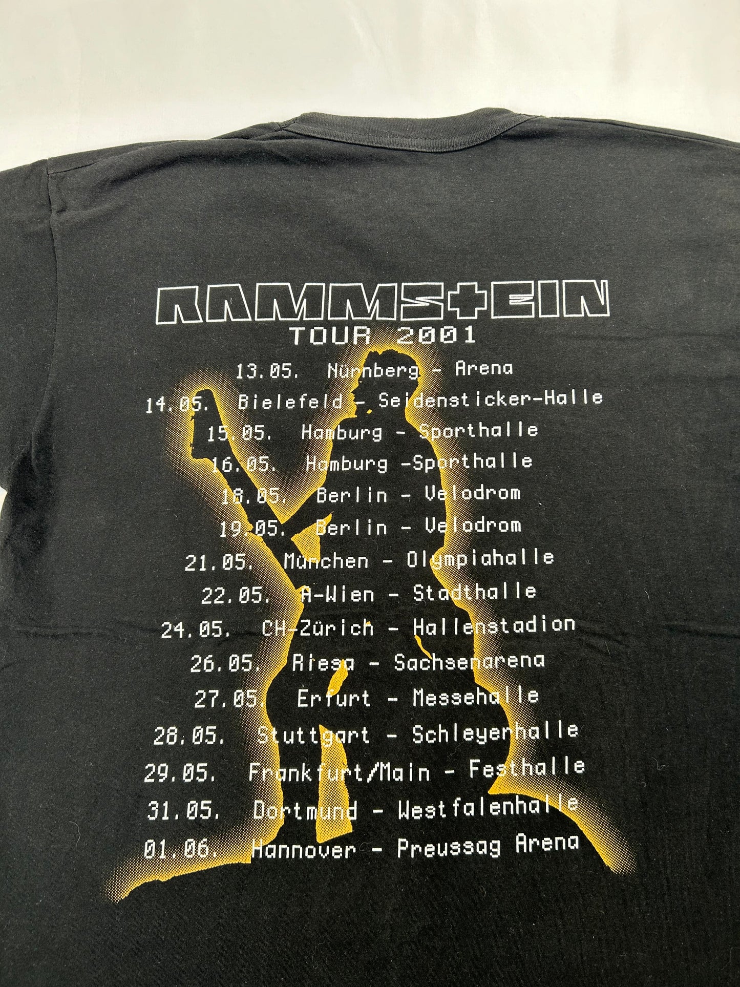 2001 RAMMSTEIN TOUR SHIRT - XL