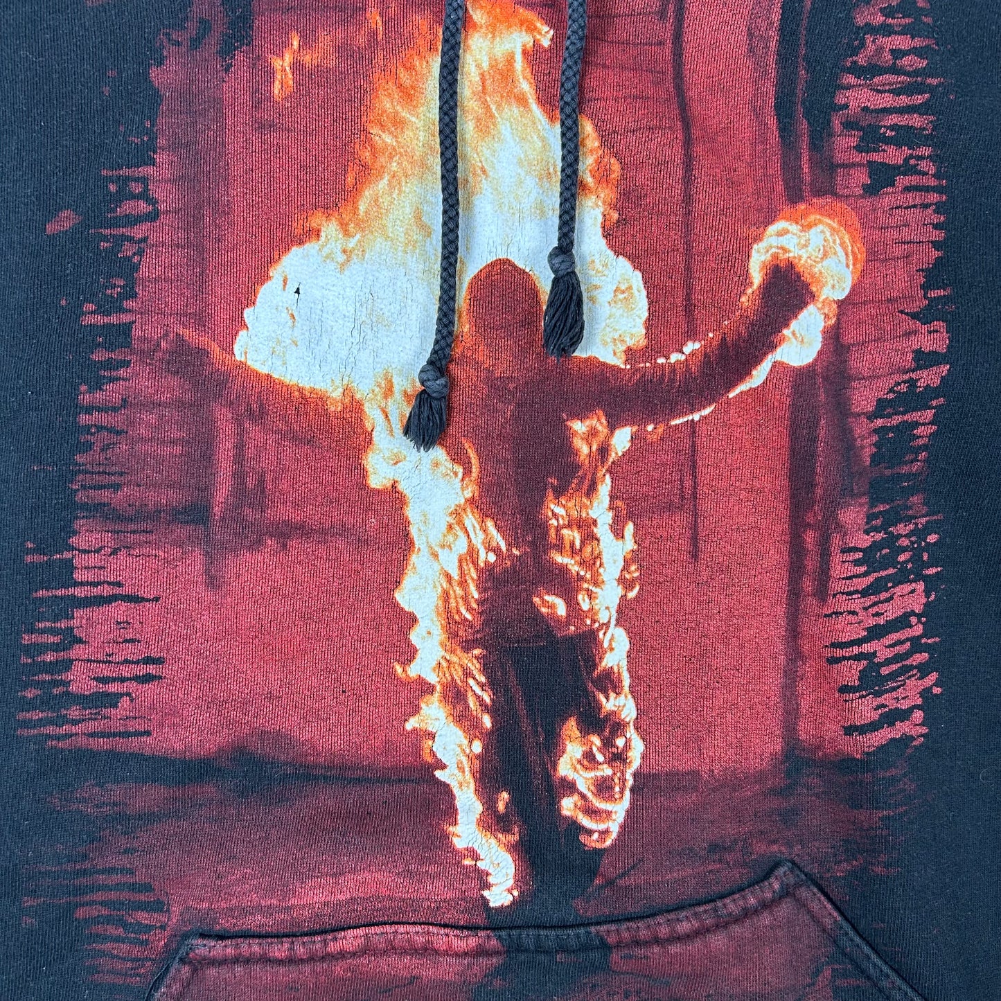 Vintage 90s Rammstein Burning Man Hoodie