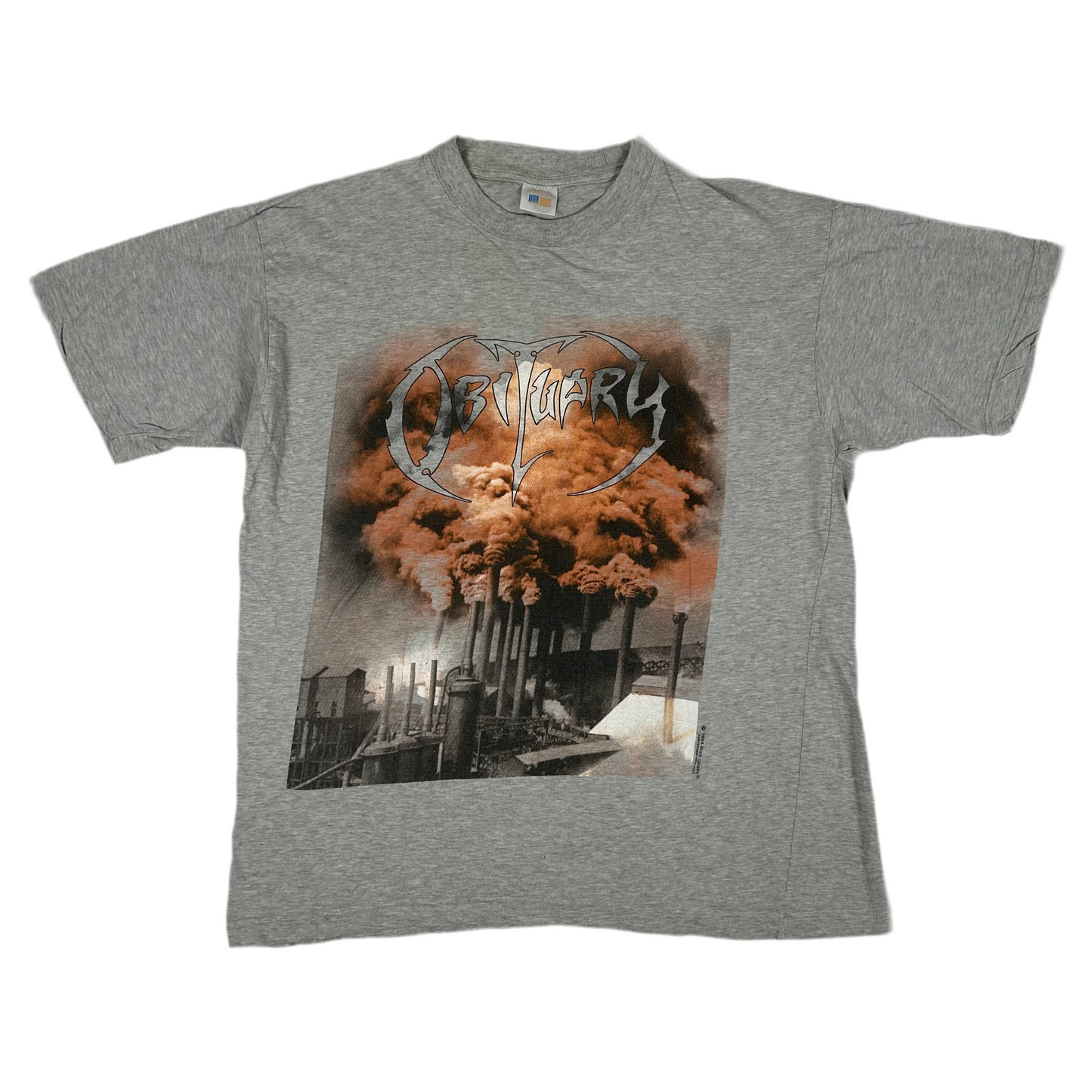 Vintage 1994 Obituary World Demise Tour Shirt