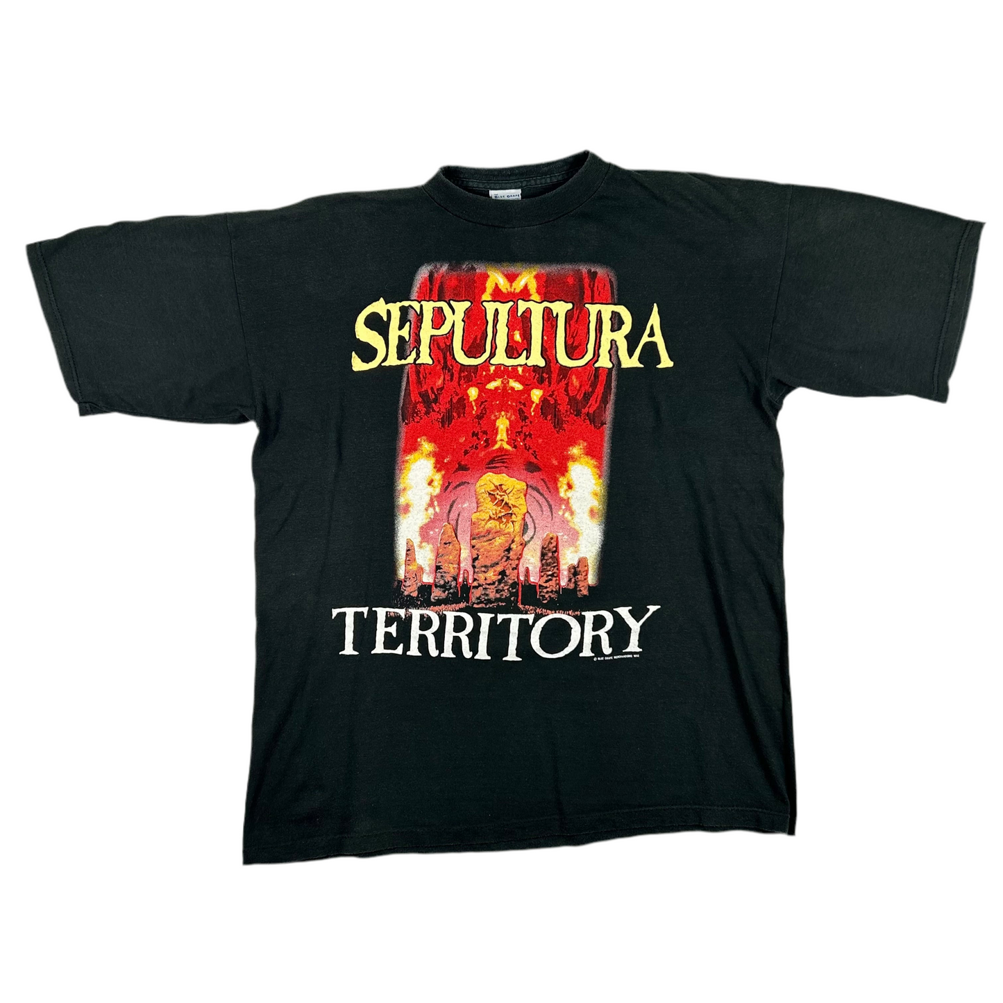 Vintage 1993 Sepultura War For Territory T-Shirt