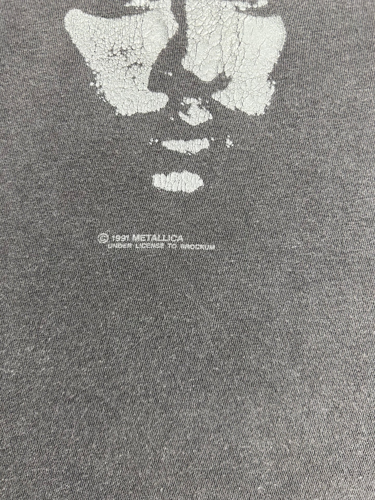 METALLICA 1991 BLACK ALBUM T-SHIRT