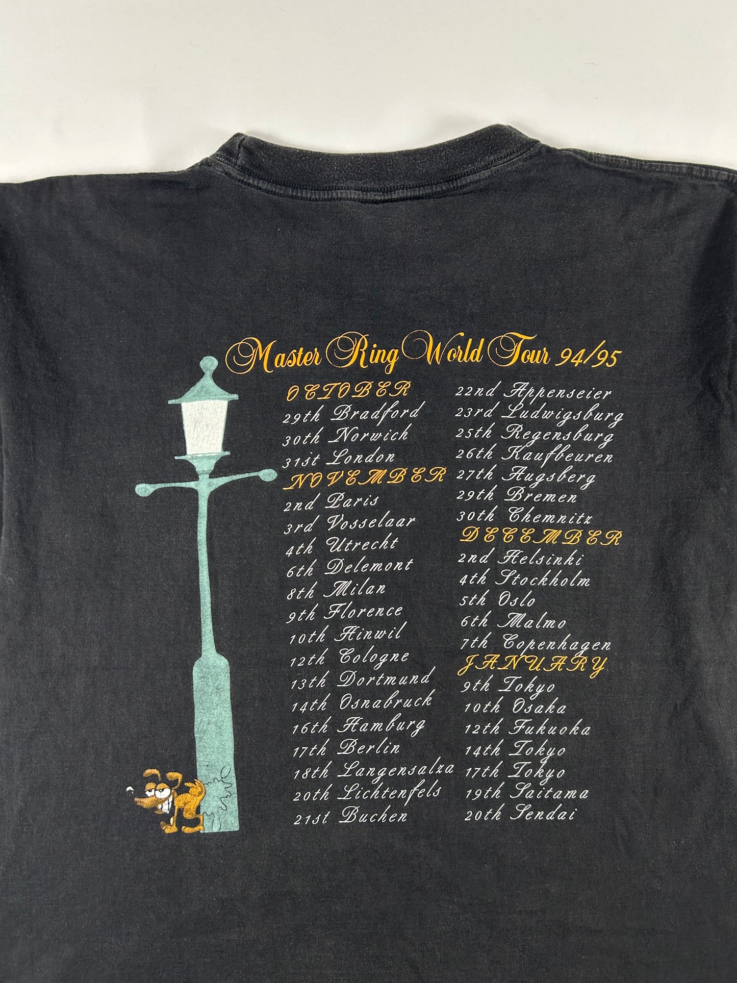 Vintage 1994 Helloween Master Ring World Tour Shirt