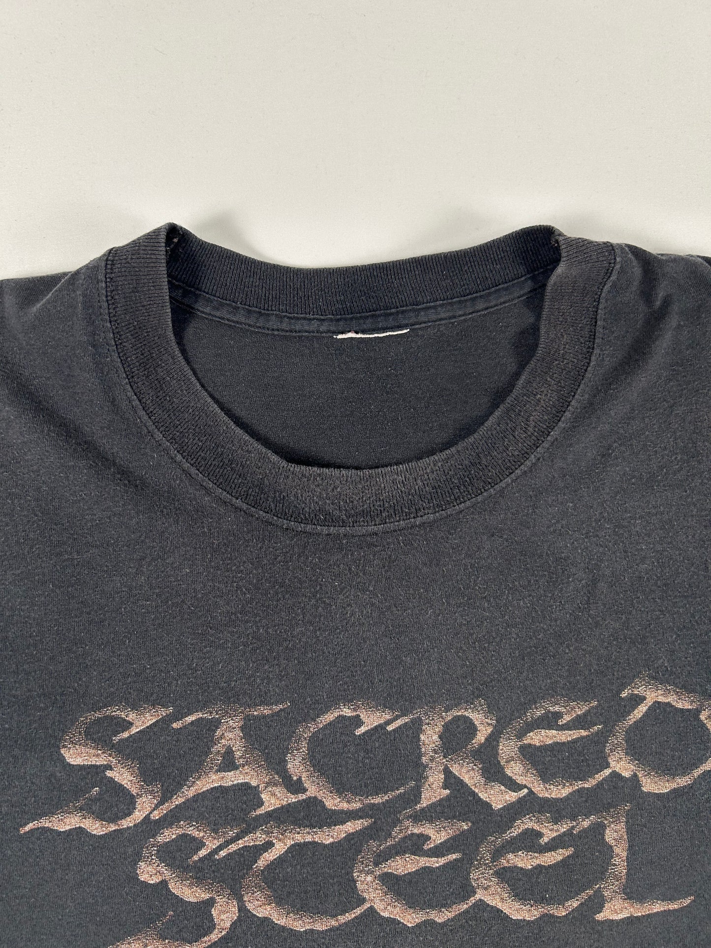 Vintage 2002 Sacred Steel Crush the Holy, Save the Damned Shirt
