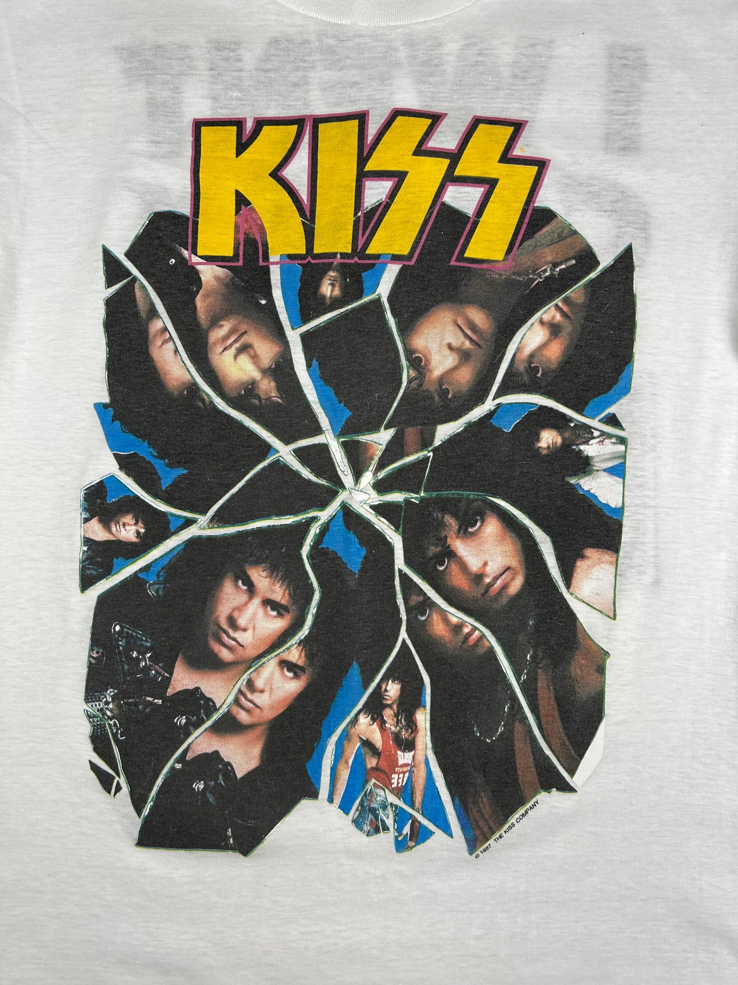 KISS 1987 TOUR TEE - L