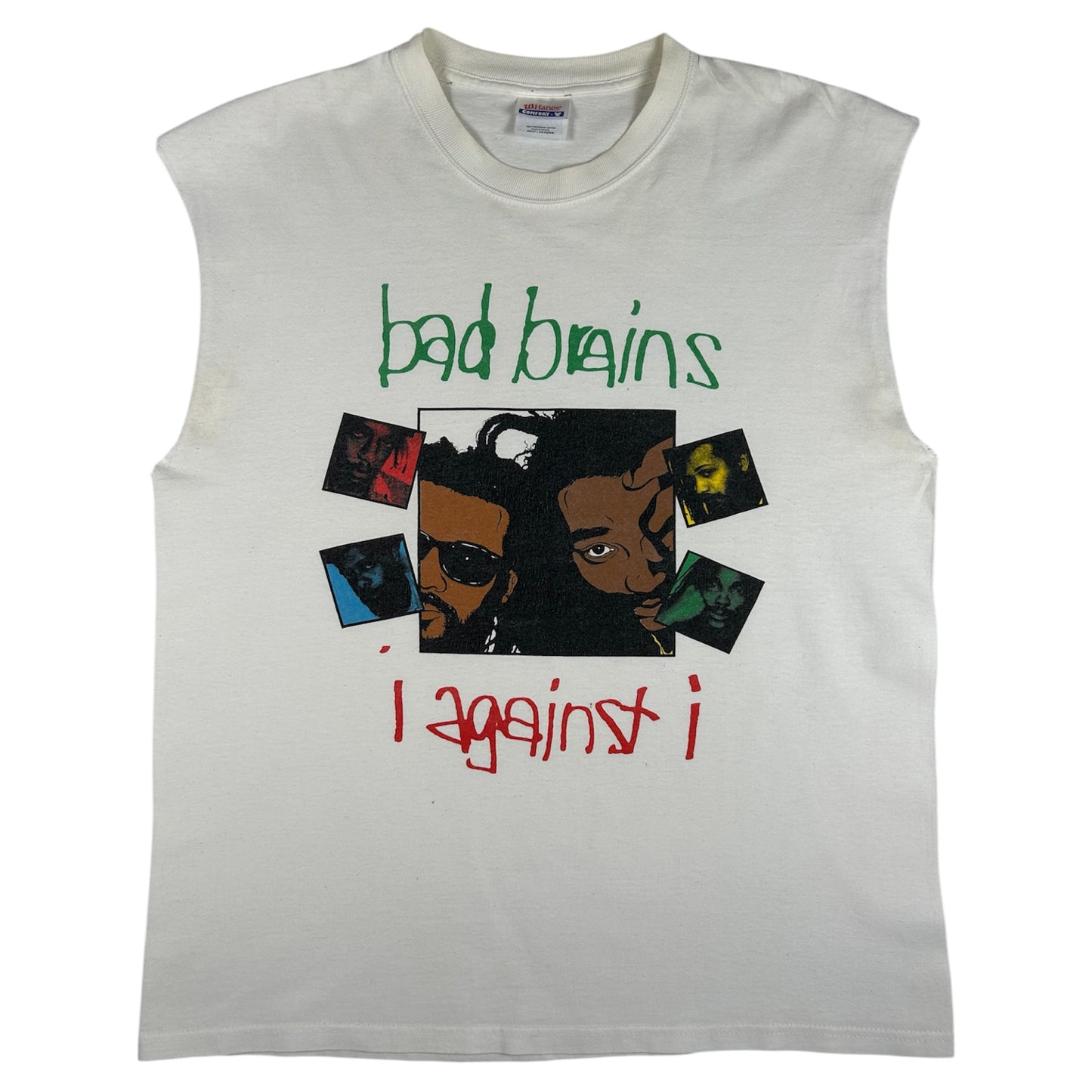 BAD BRAINS 90S I AGAINST I TEE - L