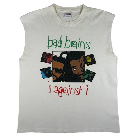 BAD BRAINS 90S I AGAINST I TEE - L