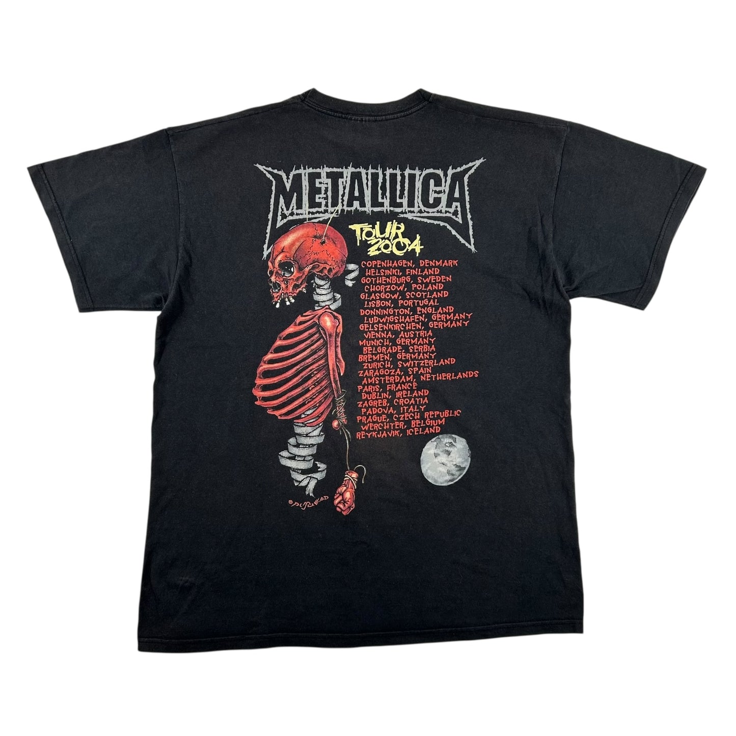 Vintage 2004 Metallica Tour Shirt